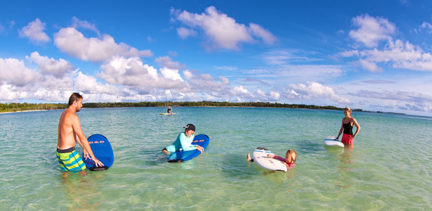 Family surf