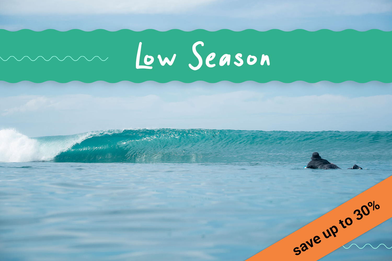 Surfing Low Season at Macaronis 